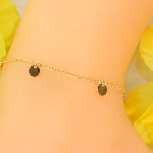 "Minimalist Anklet, Sleek & Modern Design, Women’s Fashion, YC110236-A - Picture 1 of 10